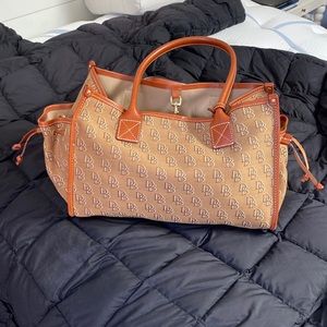 Dooney and Bourke initial canvas tote